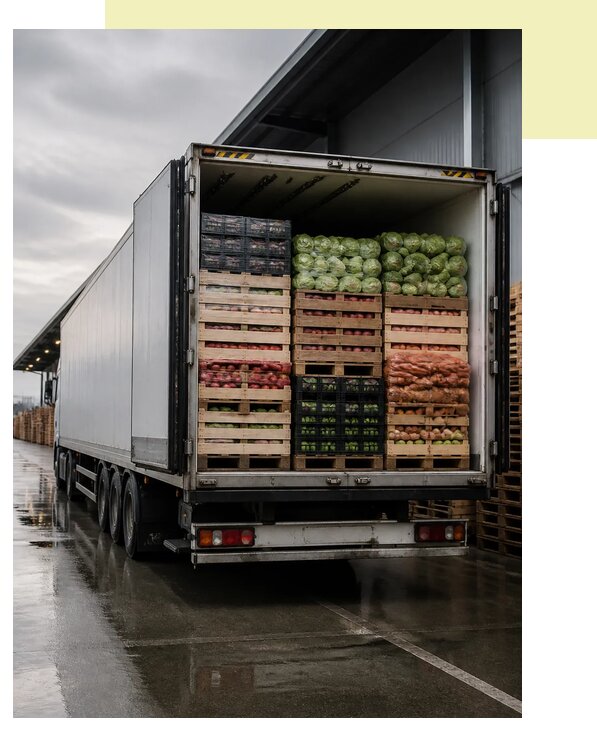 Перевозка плодоовощной продукции в Саяногорск по цене от 5122 р. | Агросервис-Снг